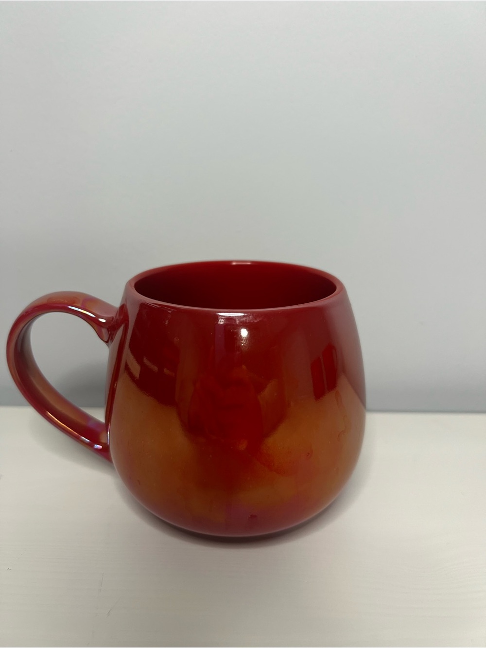 Tim Hortons 2020 Metallic Red Maple Leaf Ceramic Coffee Mug - Picture 6 of 7